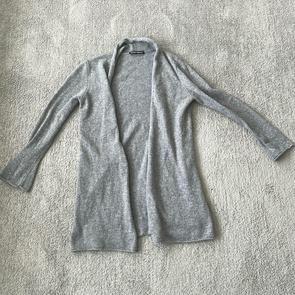 EC Brandy Melville Grey Cardigan Sweater - OS